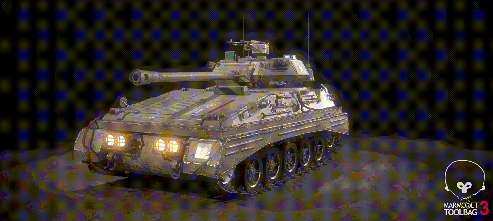 Military Vehicle 3D Model